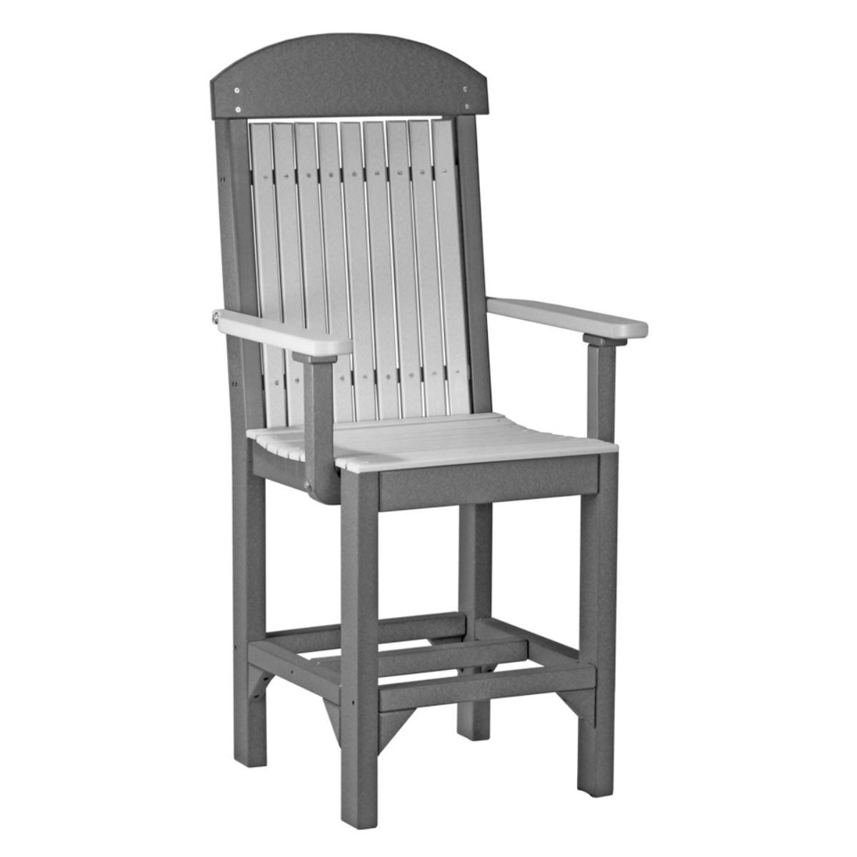 Classic Captain Counter Chair - Dove Grey & Slate