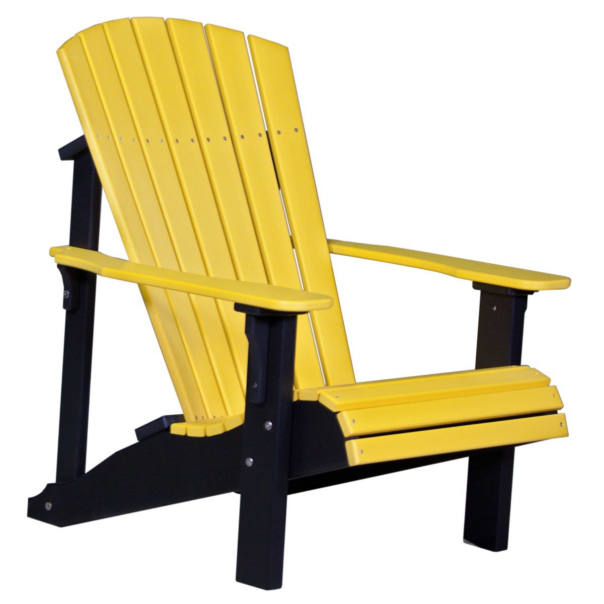 Deluxe Adirondack Chair - Yellow & Black