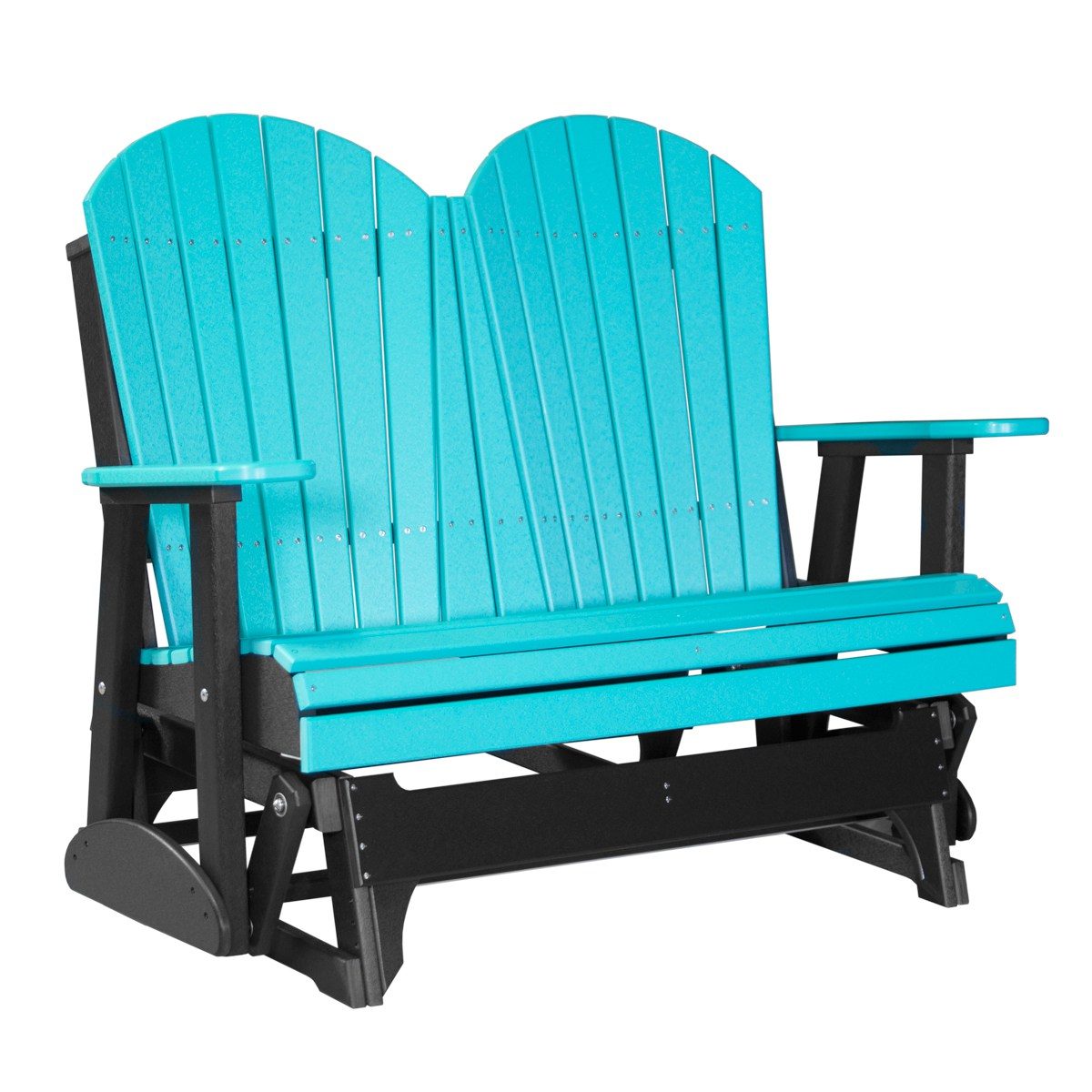 Double Adirondack Glider Aruba Blue Black 1200x1200 