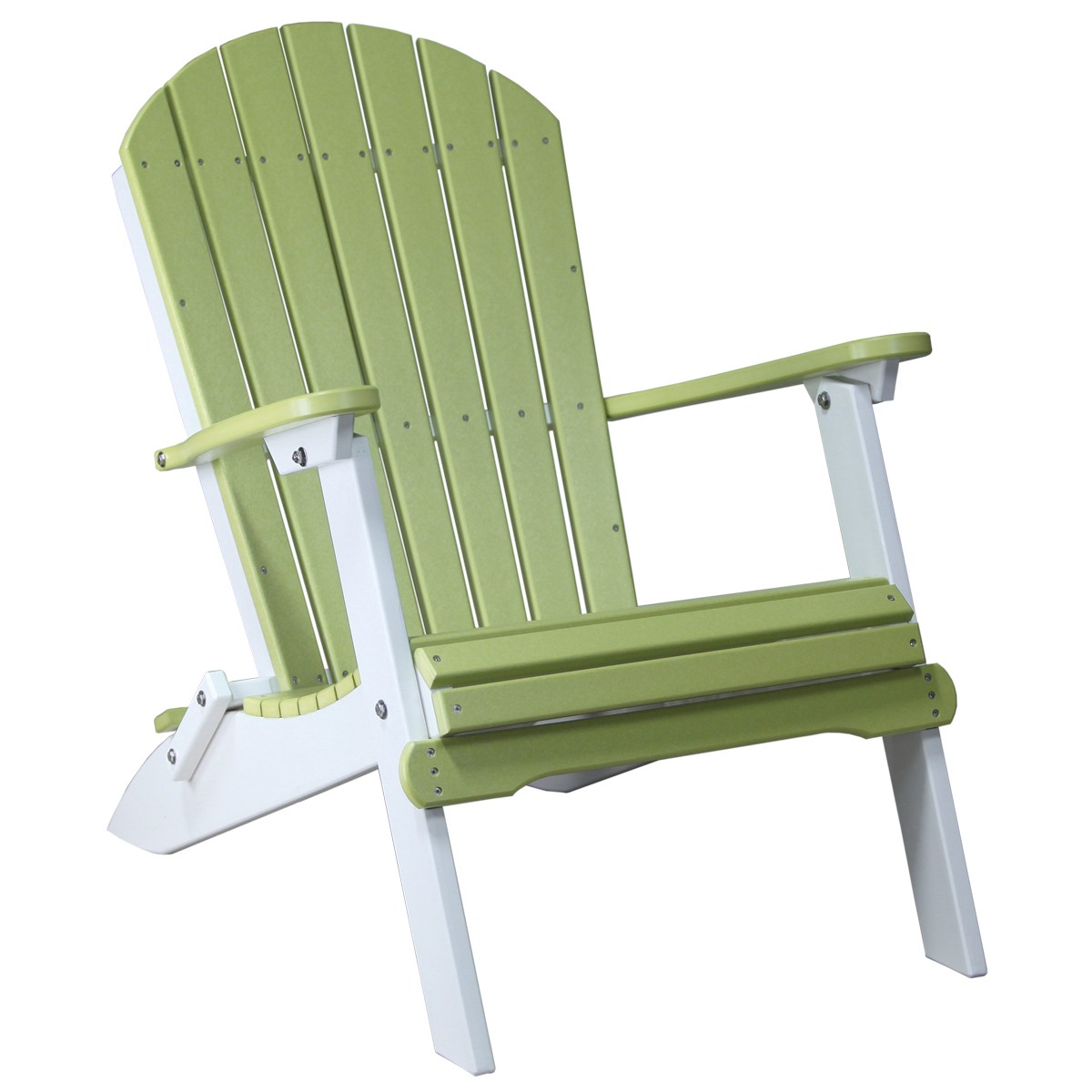 Available in 32 Colors LuxCraft Folding Adirondack Chair