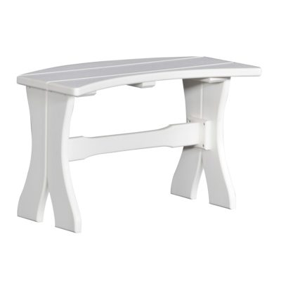Small Dining Bench - White