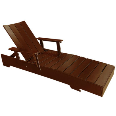 Modern Muskoka Lounge Chair - Chocolate Brown